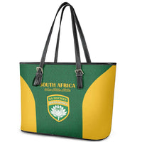 South Africa Hockey Leather Tote Bag Go Ama Stokke Stokke Go - Wonder Print Shop
