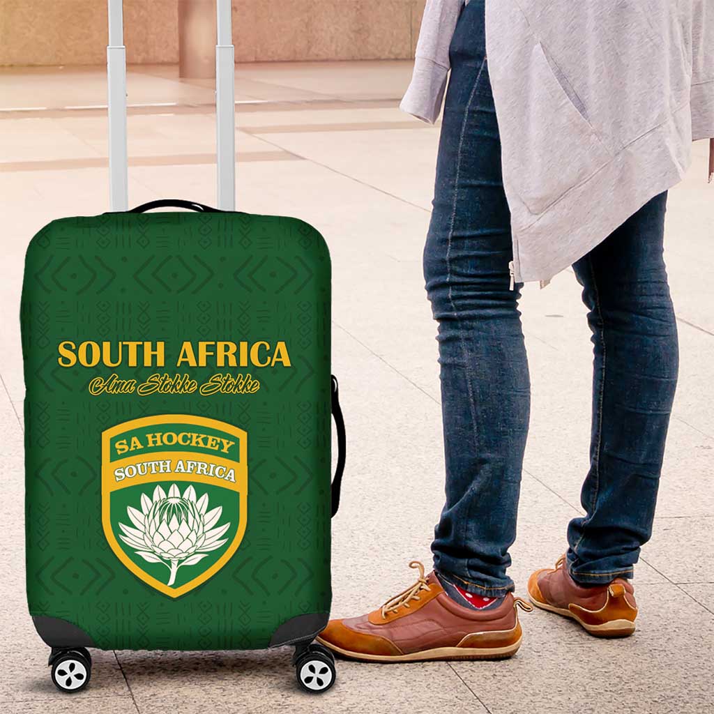 South Africa Hockey Luggage Cover Go Ama Stokke Stokke Go - Wonder Print Shop
