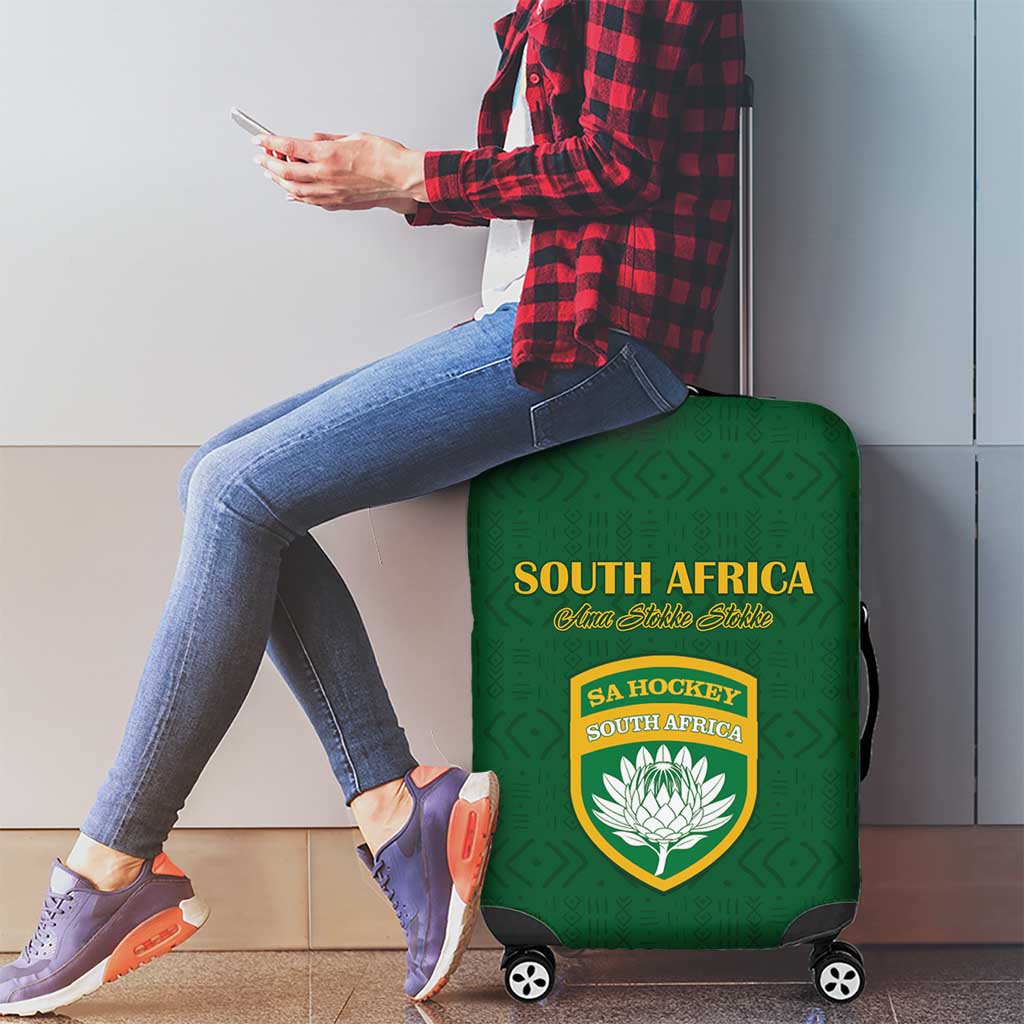 South Africa Hockey Luggage Cover Go Ama Stokke Stokke Go - Wonder Print Shop