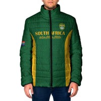 South Africa Hockey Custom Padded Jacket Go Ama Stokke Stokke Go - Wonder Print Shop