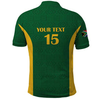 South Africa Hockey Custom Polo Shirt Go Ama Stokke Stokke Go - Wonder Print Shop