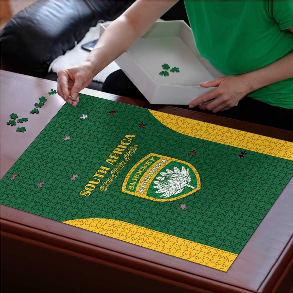 South Africa Hockey Puzzle Go Ama Stokke Stokke Go - Wonder Print Shop
