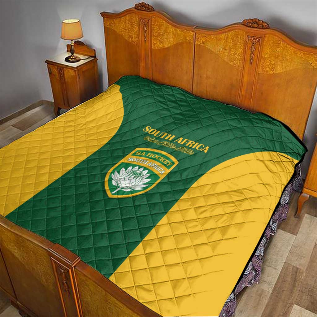 South Africa Hockey Quilt Go Ama Stokke Stokke Go - Wonder Print Shop