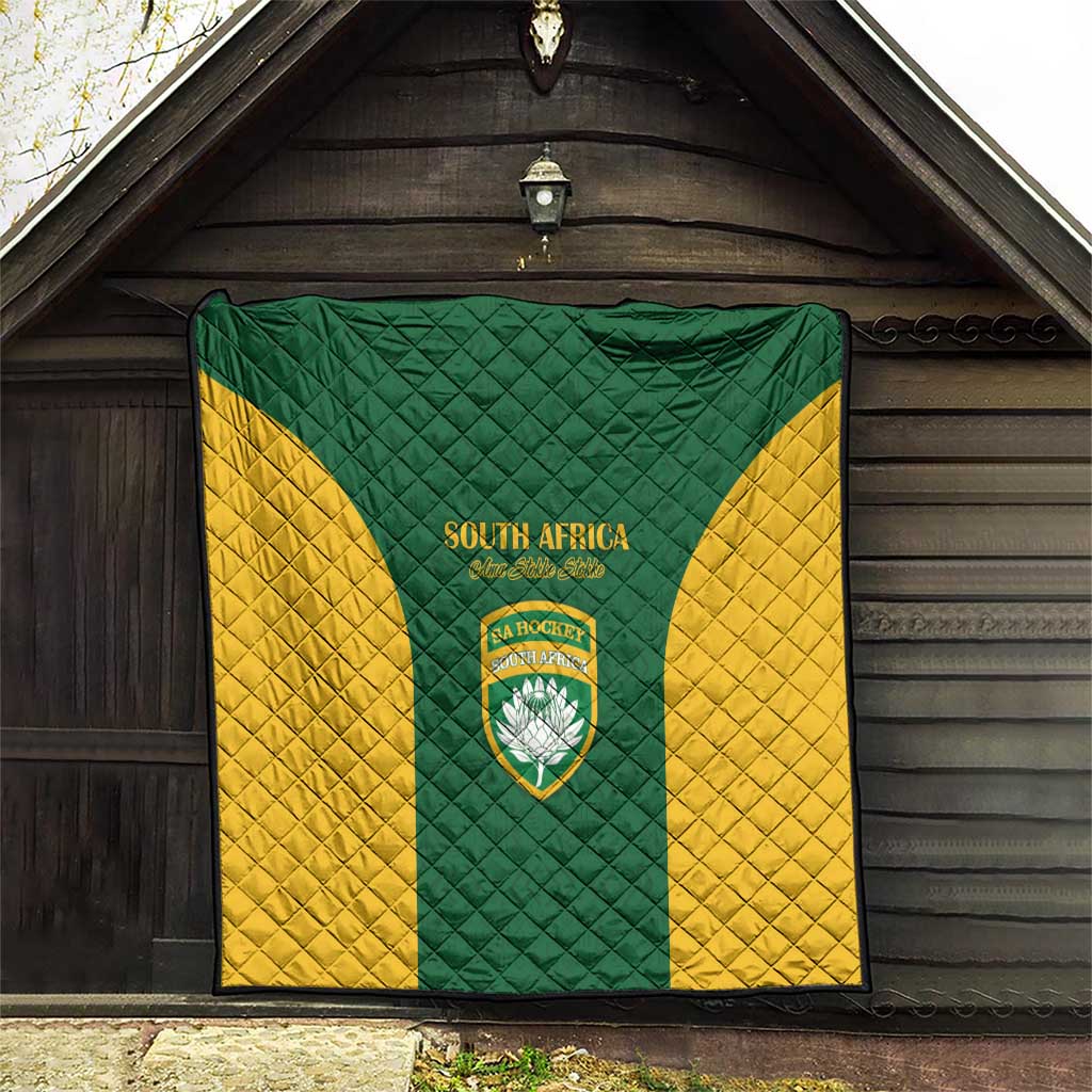 South Africa Hockey Quilt Go Ama Stokke Stokke Go - Wonder Print Shop