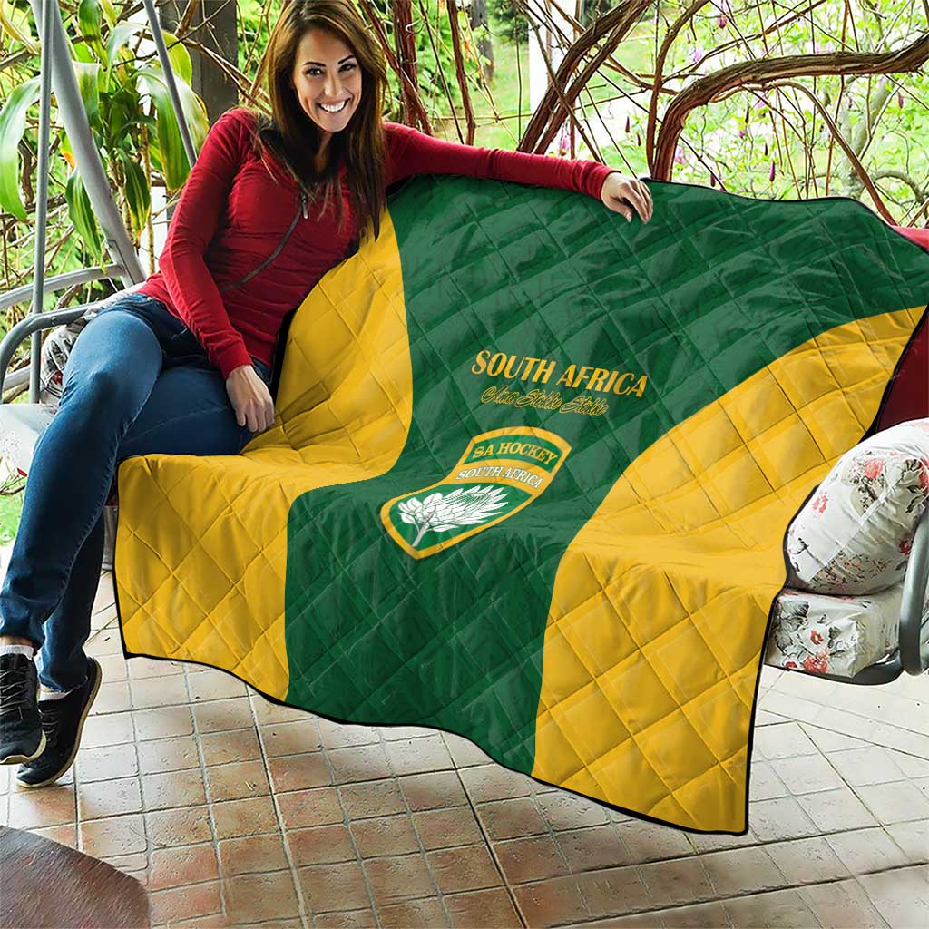 South Africa Hockey Quilt Go Ama Stokke Stokke Go - Wonder Print Shop