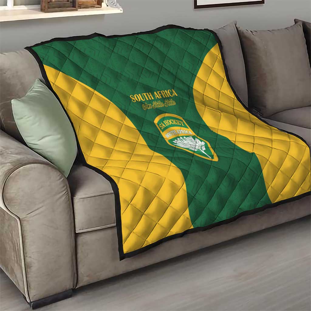 South Africa Hockey Quilt Go Ama Stokke Stokke Go - Wonder Print Shop