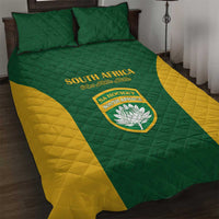 South Africa Hockey Quilt Bed Set Go Ama Stokke Stokke Go - Wonder Print Shop