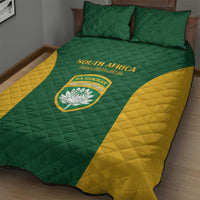 South Africa Hockey Quilt Bed Set Go Ama Stokke Stokke Go - Wonder Print Shop