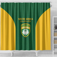 South Africa Hockey Shower Curtain Go Ama Stokke Stokke Go - Wonder Print Shop