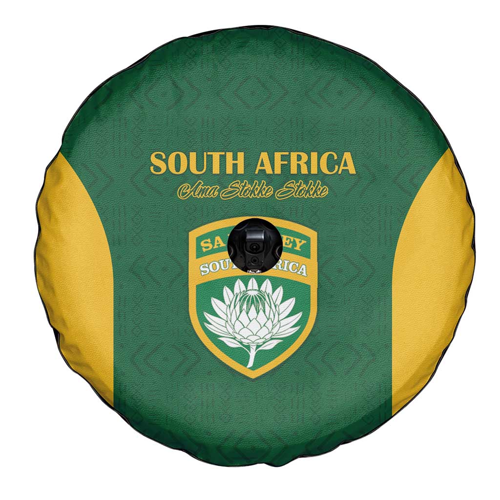 South Africa Hockey Spare Tire Cover Go Ama Stokke Stokke Go - Wonder Print Shop