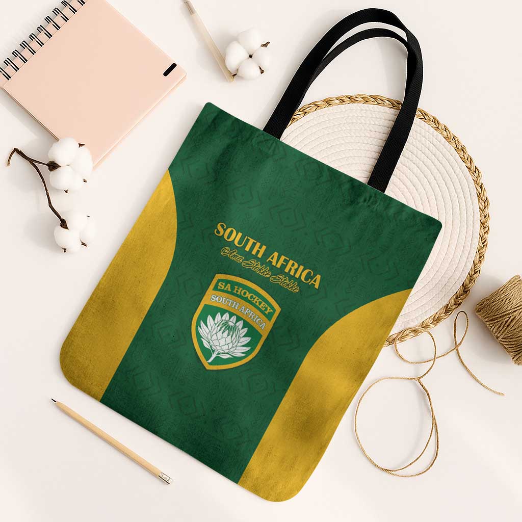 South Africa Hockey Tote Bag Go Ama Stokke Stokke Go - Wonder Print Shop