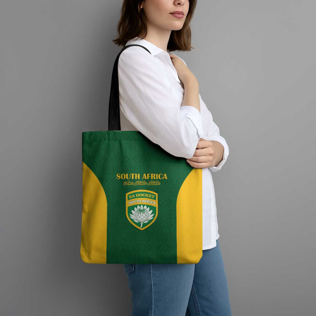South Africa Hockey Tote Bag Go Ama Stokke Stokke Go - Wonder Print Shop