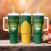 South Africa Hockey Custom Tumbler With Handle Go Ama Stokke Stokke Go - Wonder Print Shop