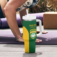 South Africa Hockey Custom Tumbler With Handle Go Ama Stokke Stokke Go - Wonder Print Shop