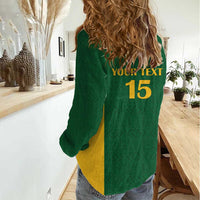 South Africa Hockey Custom Women Casual Shirt Go Ama Stokke Stokke Go - Wonder Print Shop
