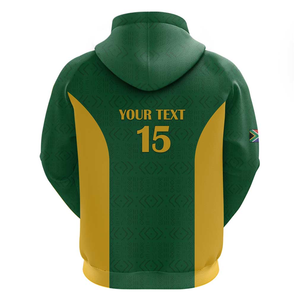 South Africa Hockey Custom Zip Hoodie Go Ama Stokke Stokke Go - Wonder Print Shop