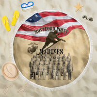 Montford Point Marines 1942-1949 Beach Blanket The First Black Marines - Wonder Print Shop