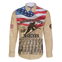 Montford Point Marines 1942-1949 Family Matching Long Sleeve Bodycon Dress and Hawaiian Shirt The First Black Marines - Wonder Print Shop