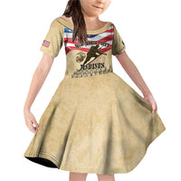 Montford Point Marines 1942-1949 Family Matching Off Shoulder Short Dress and Hawaiian Shirt The First Black Marines - Wonder Print Shop