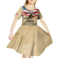 Montford Point Marines 1942-1949 Kid Short Sleeve Dress The First Black Marines - Wonder Print Shop