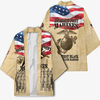 Montford Point Marines 1942-1949 Kimono The First Black Marines - Wonder Print Shop
