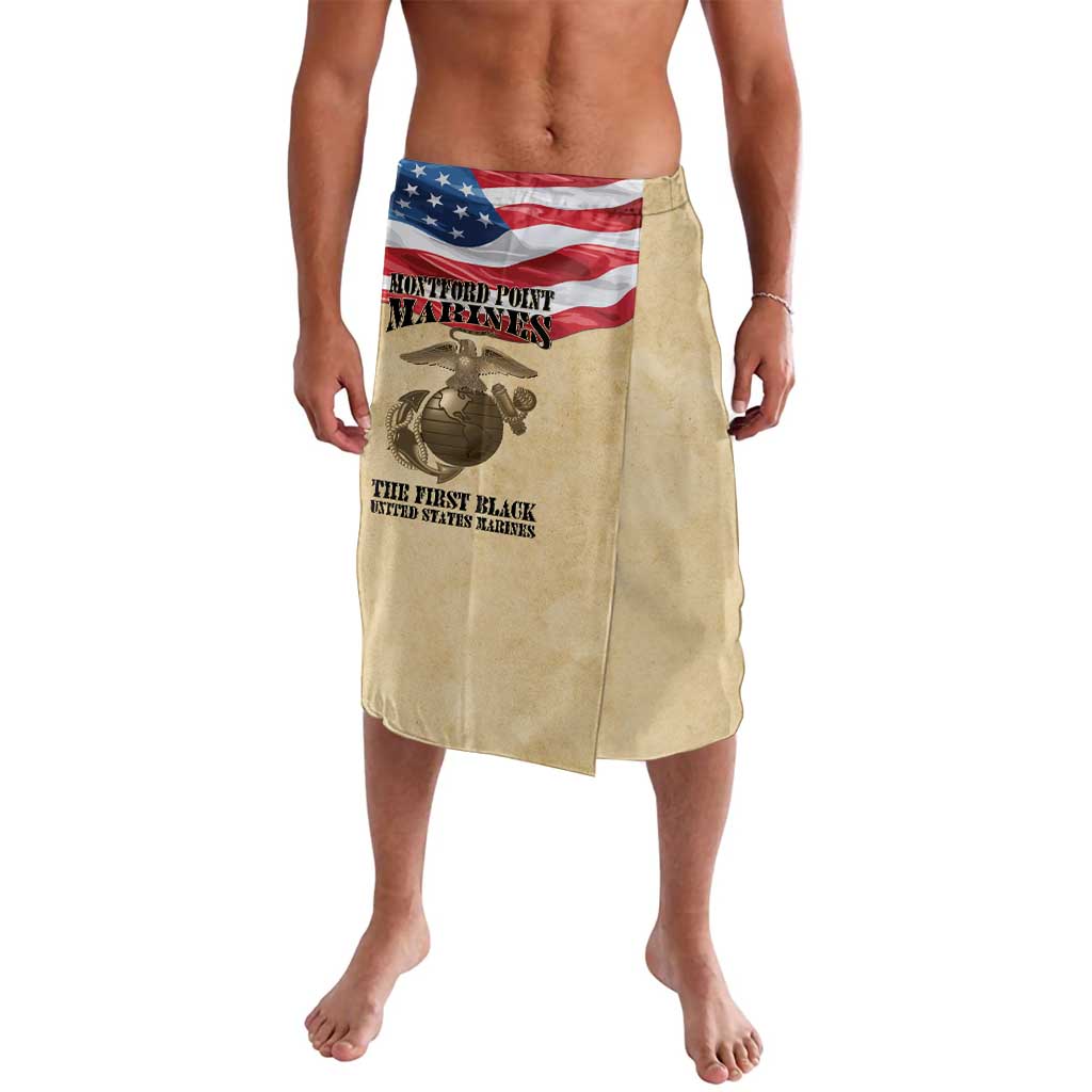 Montford Point Marines 1942-1949 Lavalava The First Black Marines - Wonder Print Shop