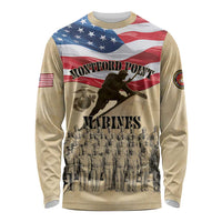 Montford Point Marines 1942-1949 Long Sleeve Shirt The First Black Marines - Wonder Print Shop
