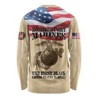 Montford Point Marines 1942-1949 Long Sleeve Shirt The First Black Marines - Wonder Print Shop