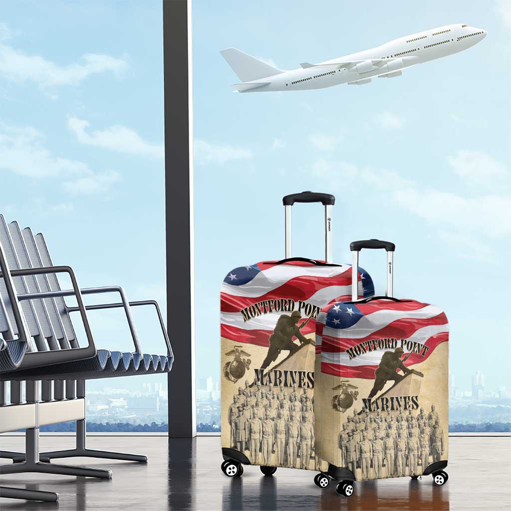 Montford Point Marines 1942-1949 Luggage Cover The First Black Marines - Wonder Print Shop