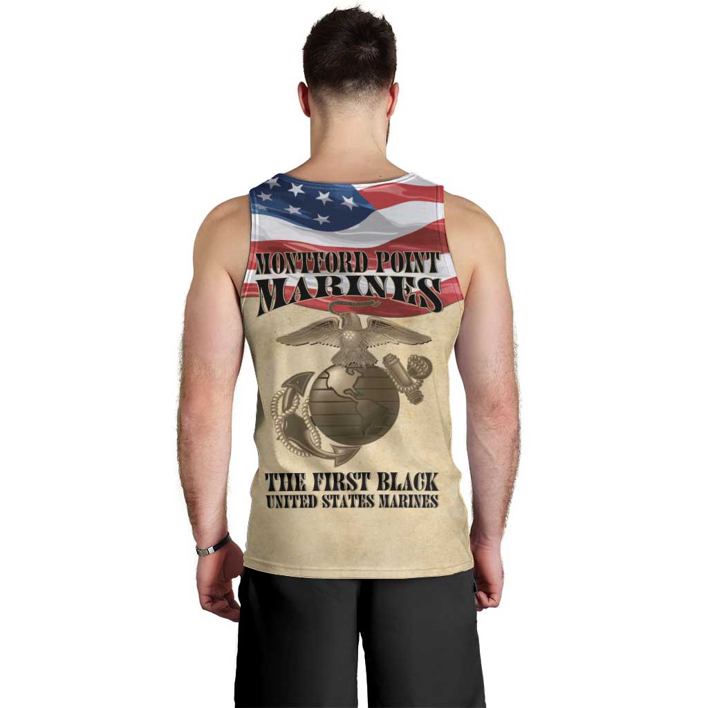 Montford Point Marines 1942-1949 Men Tank Top The First Black Marines - Wonder Print Shop