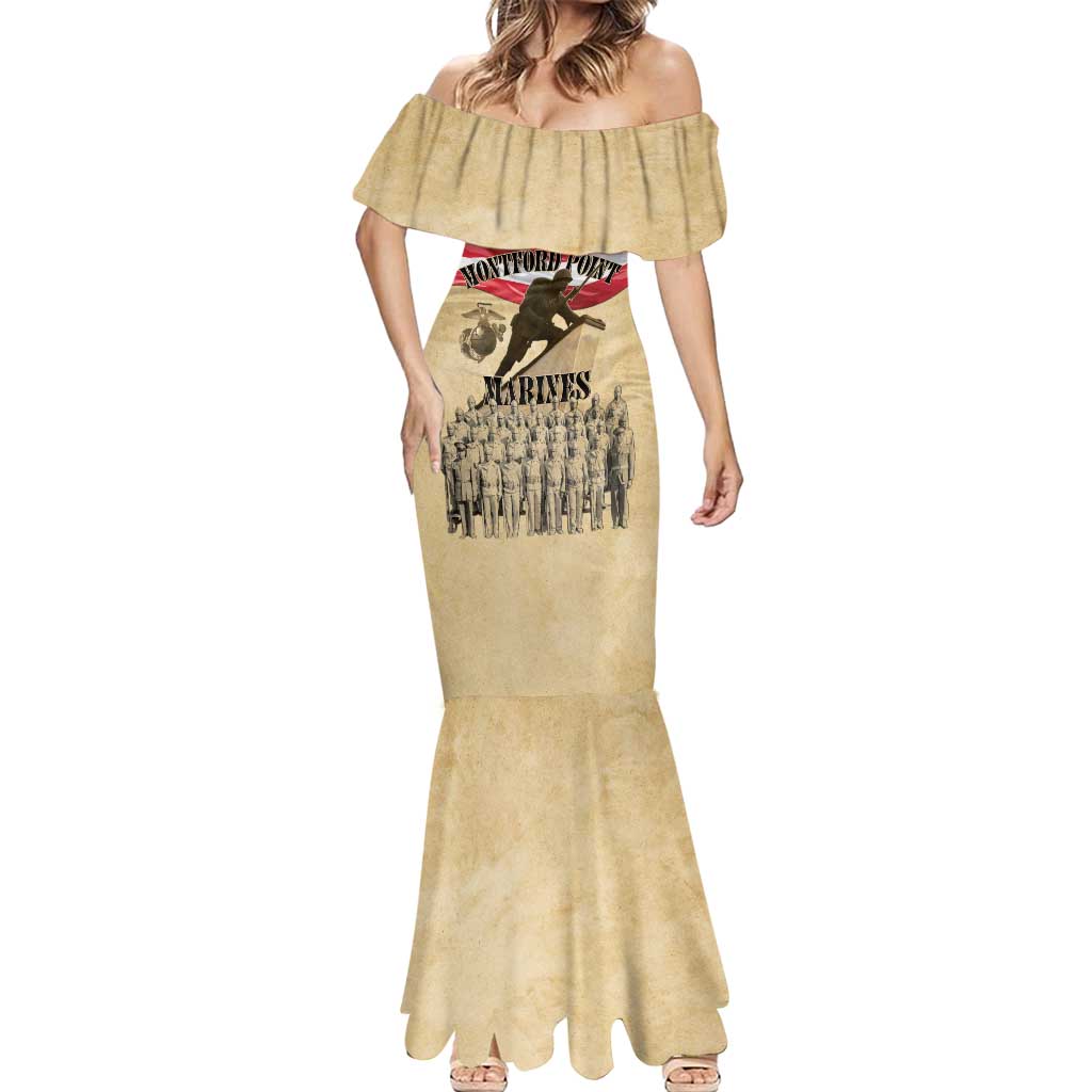 Montford Point Marines 1942-1949 Mermaid Dress The First Black Marines - Wonder Print Shop