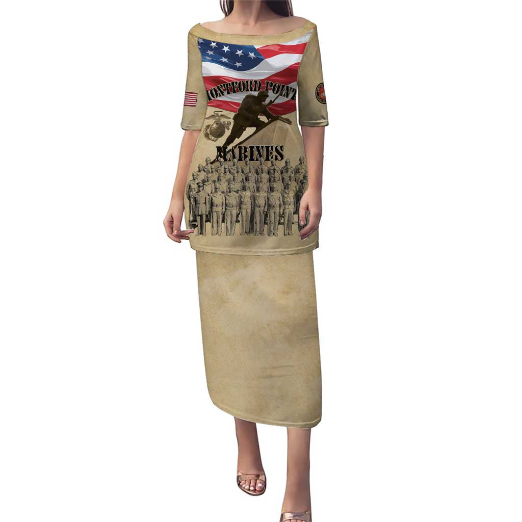 Montford Point Marines 1942-1949 Puletasi The First Black Marines - Wonder Print Shop