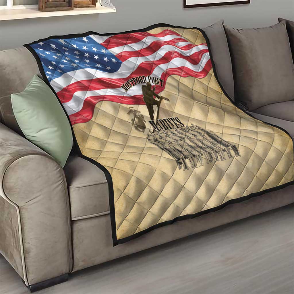 Montford Point Marines 1942-1949 Quilt The First Black Marines - Wonder Print Shop