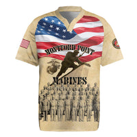 Montford Point Marines 1942-1949 Rugby Jersey The First Black Marines - Wonder Print Shop