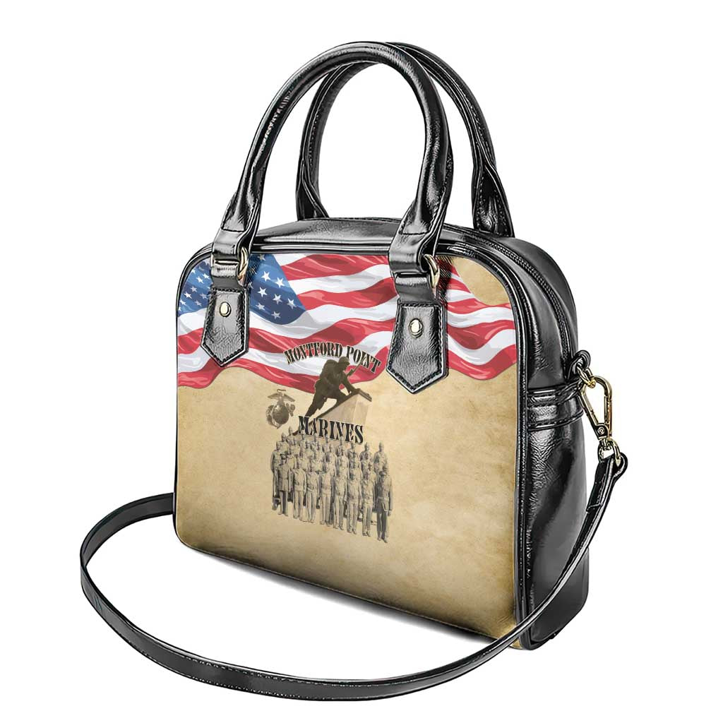 Montford Point Marines 1942-1949 Shoulder Handbag The First Black Marines - Wonder Print Shop