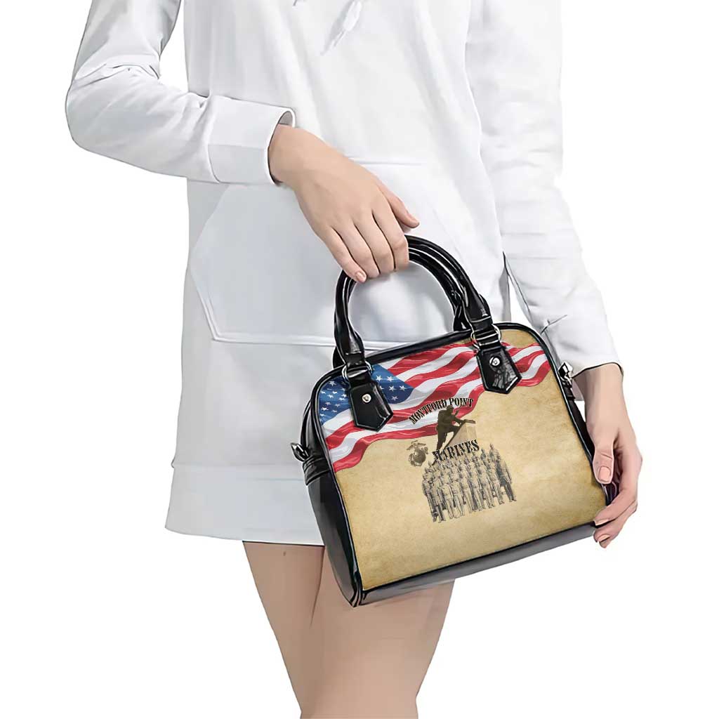 Montford Point Marines 1942-1949 Shoulder Handbag The First Black Marines - Wonder Print Shop