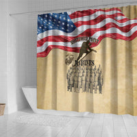Montford Point Marines 1942-1949 Shower Curtain The First Black Marines - Wonder Print Shop