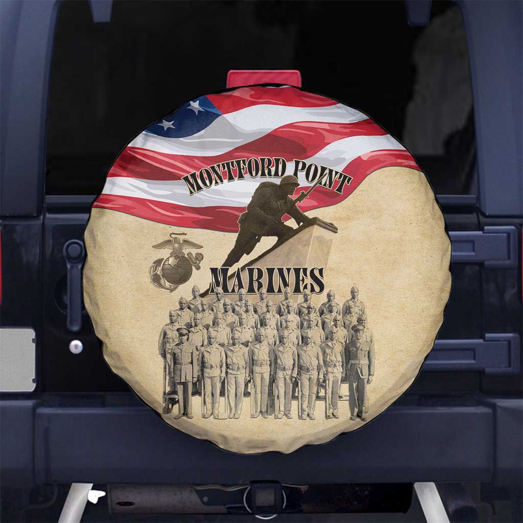 Montford Point Marines 1942-1949 Spare Tire Cover The First Black Marines - Wonder Print Shop