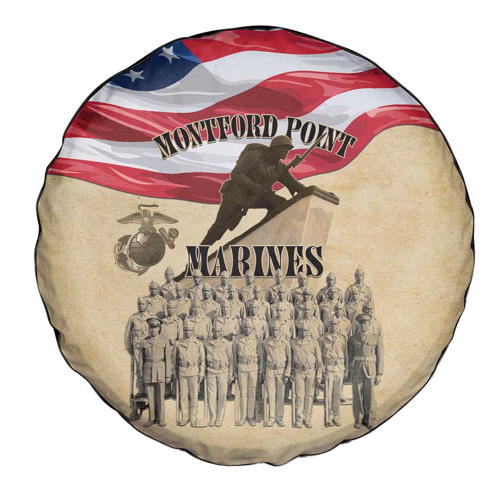 Montford Point Marines 1942-1949 Spare Tire Cover The First Black Marines - Wonder Print Shop