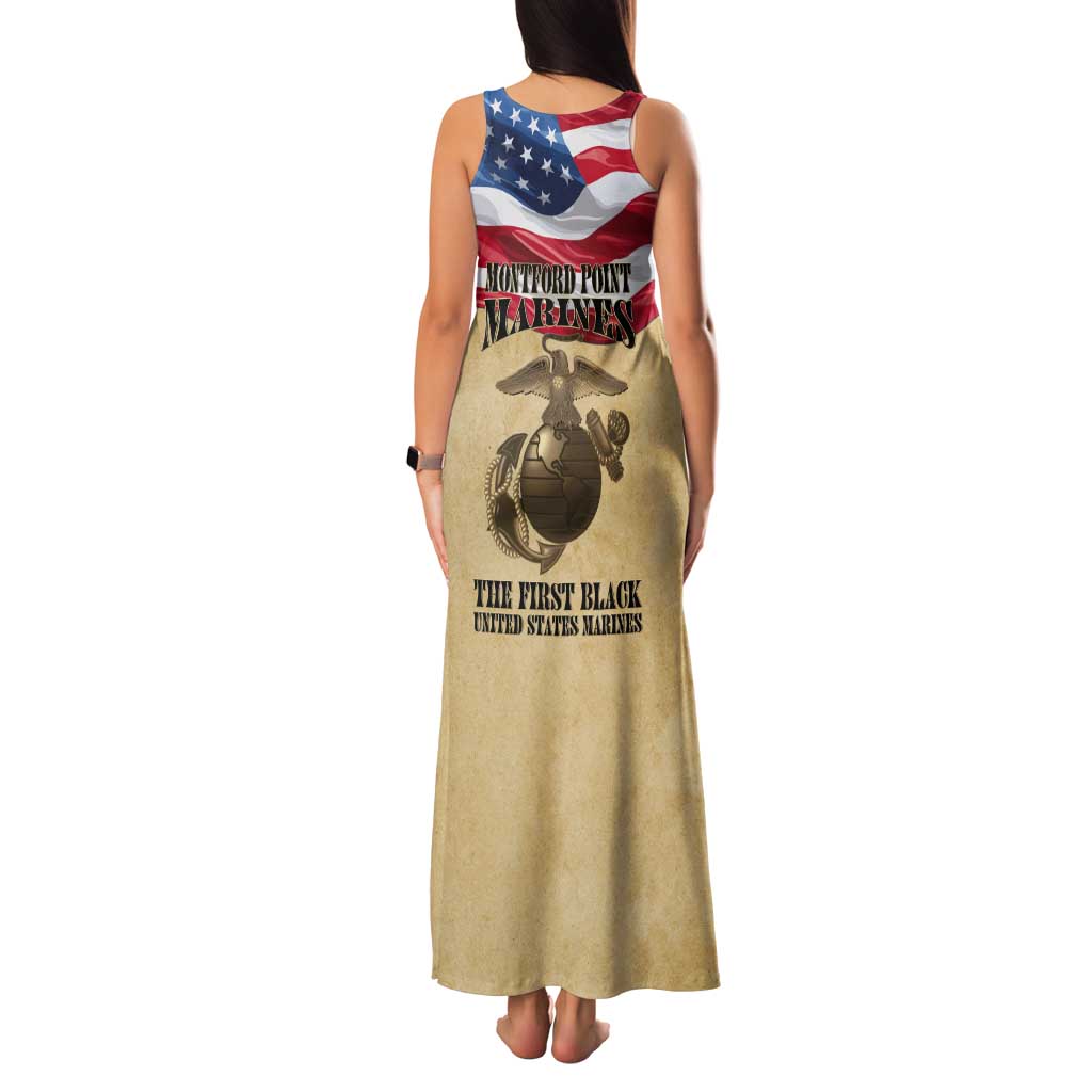 Montford Point Marines 1942-1949 Tank Maxi Dress The First Black Marines - Wonder Print Shop