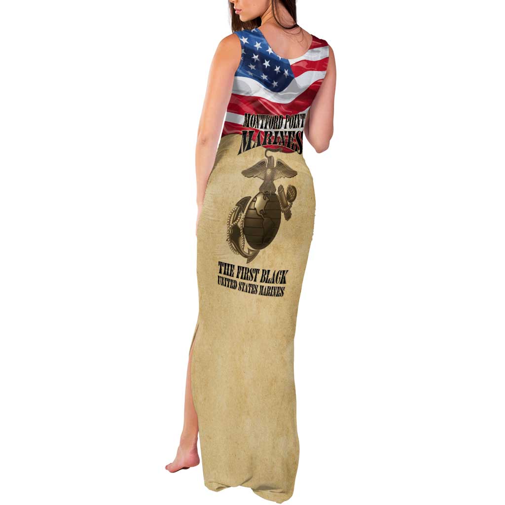 Montford Point Marines 1942-1949 Tank Maxi Dress The First Black Marines - Wonder Print Shop