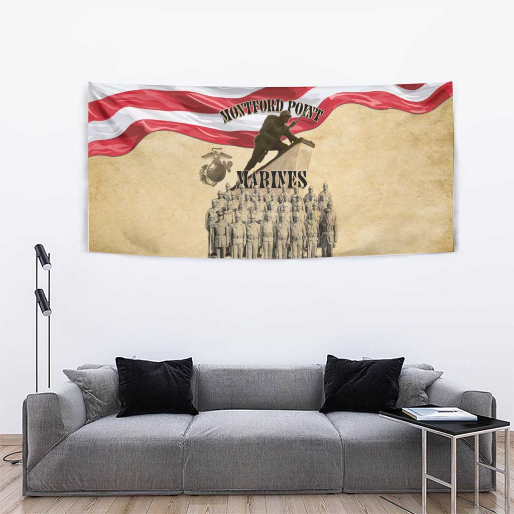 Montford Point Marines 1942-1949 Tapestry The First Black Marines - Wonder Print Shop