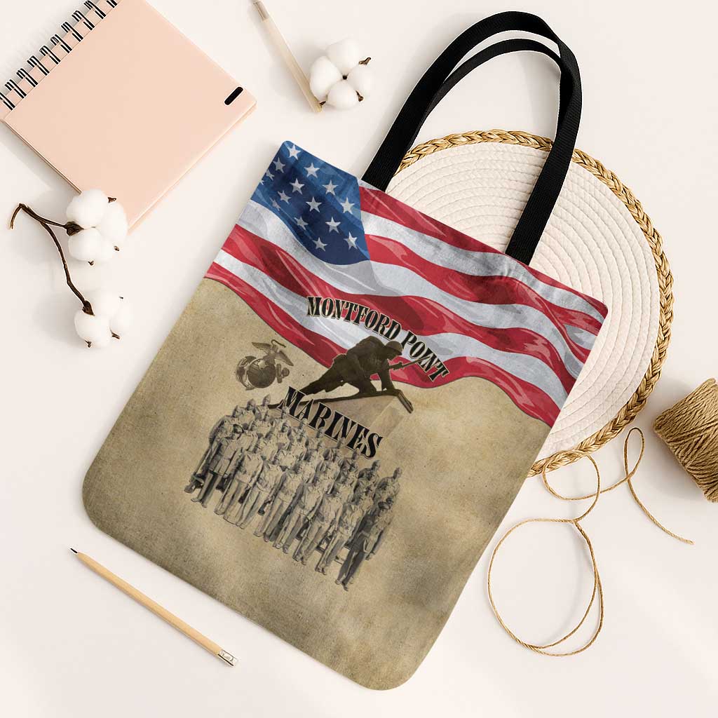Montford Point Marines 1942-1949 Tote Bag The First Black Marines - Wonder Print Shop