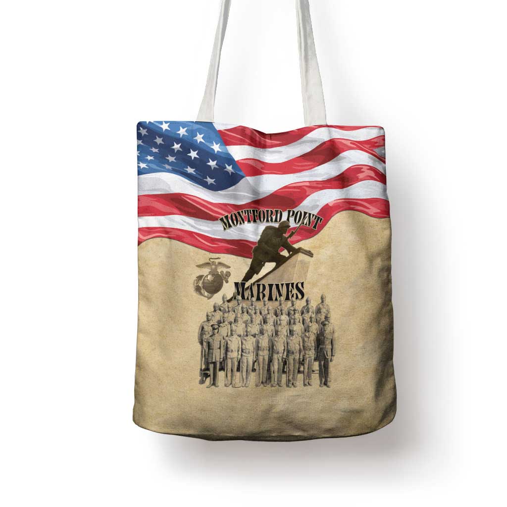 Montford Point Marines 1942-1949 Tote Bag The First Black Marines - Wonder Print Shop