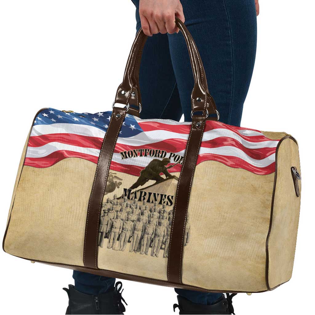 Montford Point Marines 1942-1949 Travel Bag The First Black Marines - Wonder Print Shop