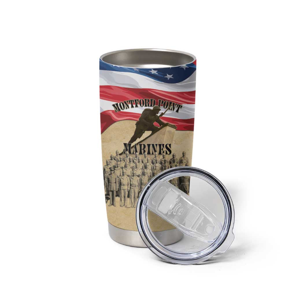 Montford Point Marines 1942-1949 Tumbler Cup The First Black Marines - Wonder Print Shop