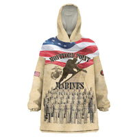 Montford Point Marines 1942-1949 Wearable Blanket Hoodie The First Black Marines - Wonder Print Shop