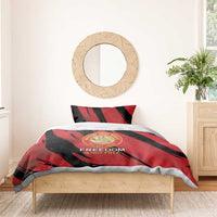 Proud to Honor Montford Point Marines Bedding Set Freedom Is Not Free - Red - Wonder Print Shop