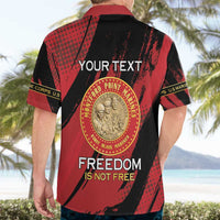 Personalized Proud to Honor Montford Point Marines Hawaiian Shirt Freedom Is Not Free - Red - Wonder Print Shop