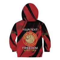 Personalized Proud to Honor Montford Point Marines Kid Hoodie Freedom Is Not Free - Red - Wonder Print Shop